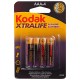 Kodak LR03-4BL XTRALIFE  [K3A-4] (40/200/32000)